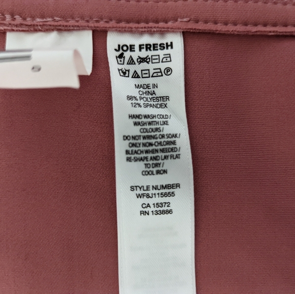 JOE FRESH PINK FAUX SUEDE MOTO JACKET - Picture 9 of 9